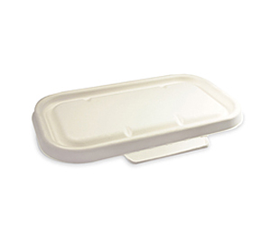 Takeaway Container Lid White Large BioCane - BioPak