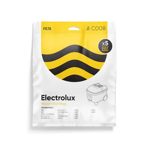 Electrolux Uz934 Microfibre Vacuum Cleaner Bags 5 Pack - Filta