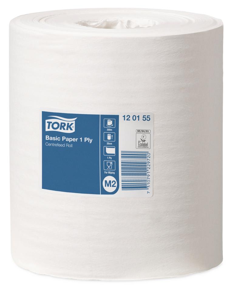 Basic Paper Centrefeed Universal 1 Ply M2 - Tork 120155