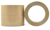 Easy Release Vinyl Rubber Packaging Tape BROWN 36mm/55m - Pomona