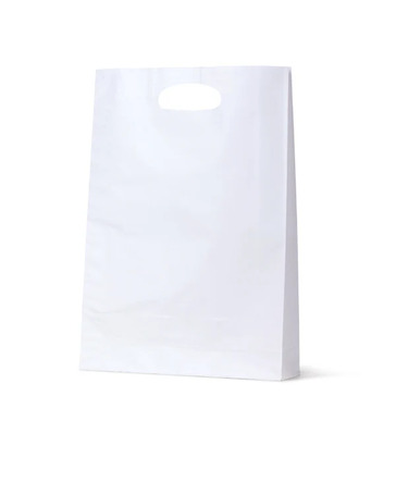 Paper Dcut White Kraft Bag - Midi - 100/Ctn - Bee Dee