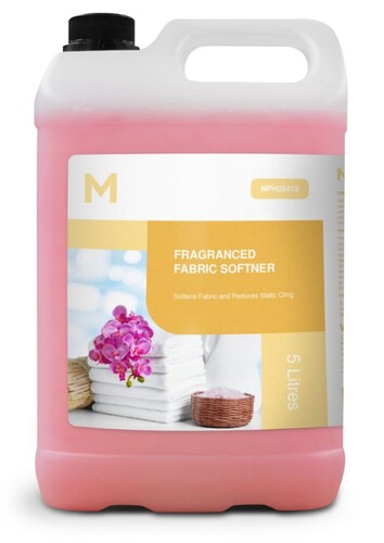 Fragranced Fabric Softner - Pink, 5L Refill Bottle - Matthews