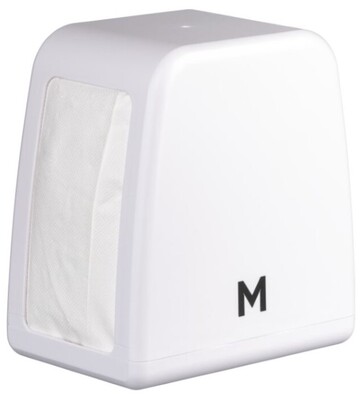 Tall Compact Napkin Dispenser - White, 250 Sheet Capacity   - Matthews