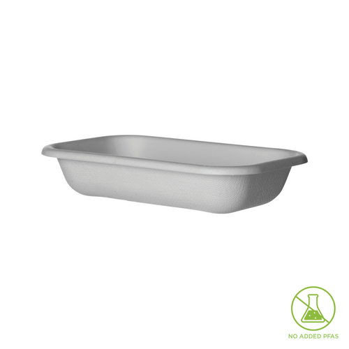 TRAY 16oz RECT BL SC VANGUARD White 178 x 120 x 38 - Detpak