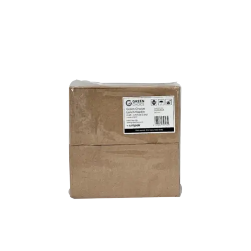 Lunch Napkin - Kraft - 1/8 fold - 2 ply - Green Choice