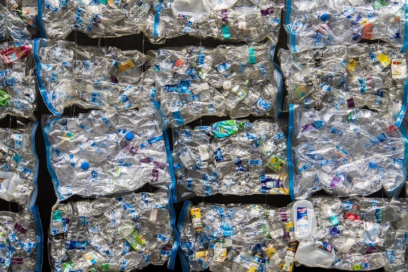 What is recycled plastic used for?